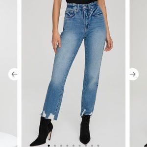 Good American Jagged Hem Jeans (new)